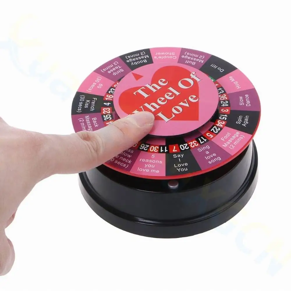 Couples Fun Romantic Automatic Electric Turntable SM Table Game Adults Sex Toy Dare Game for Adult Couples Challenging Board