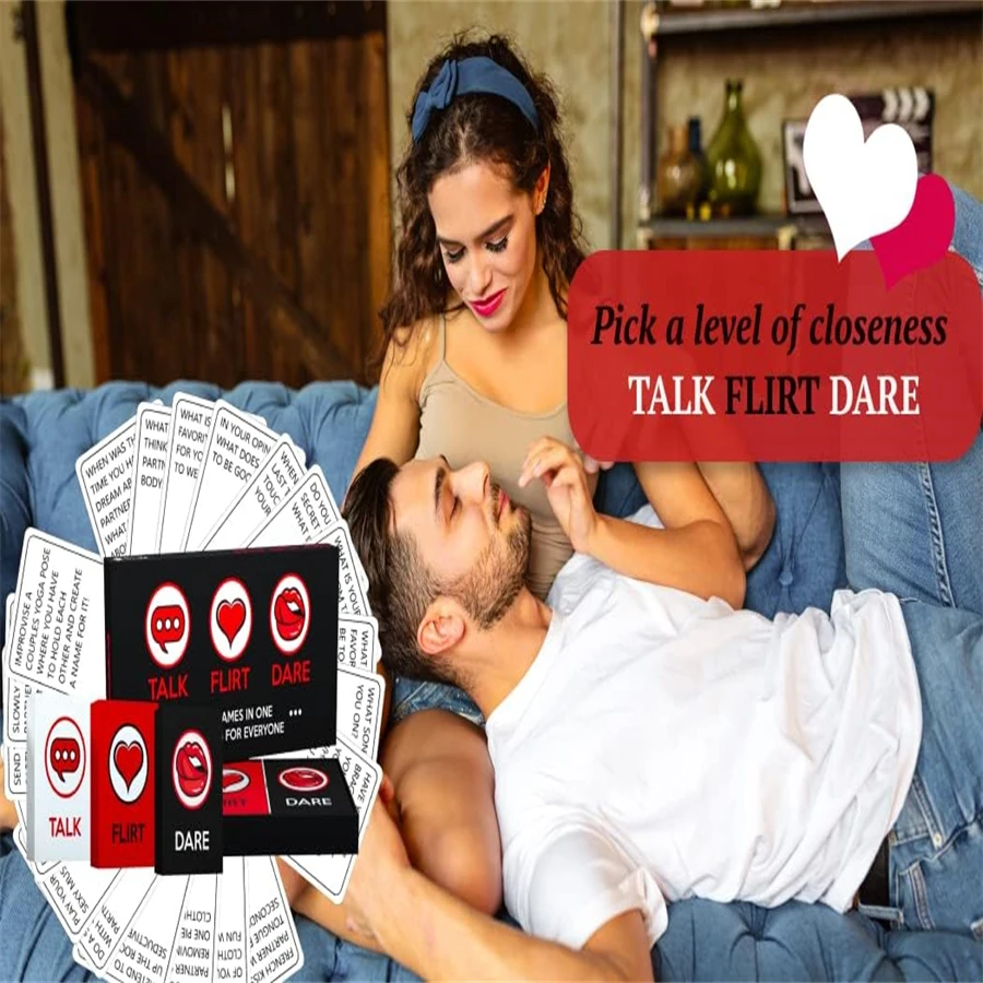 Sexy Valentine's Day Party Bundle - 150 Game Cards for Adults - Fun and Flirty Card Game for Couples and Friends