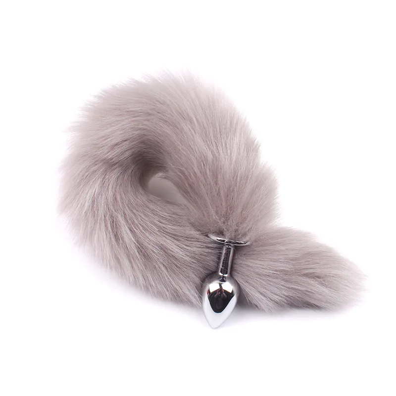 Cosplay Sex Toys for Woman Fox Mask Tail Anal Plug Metal Anus Butt Plug Mask Party Sexy Adult Mask Game BDSM Adult Game