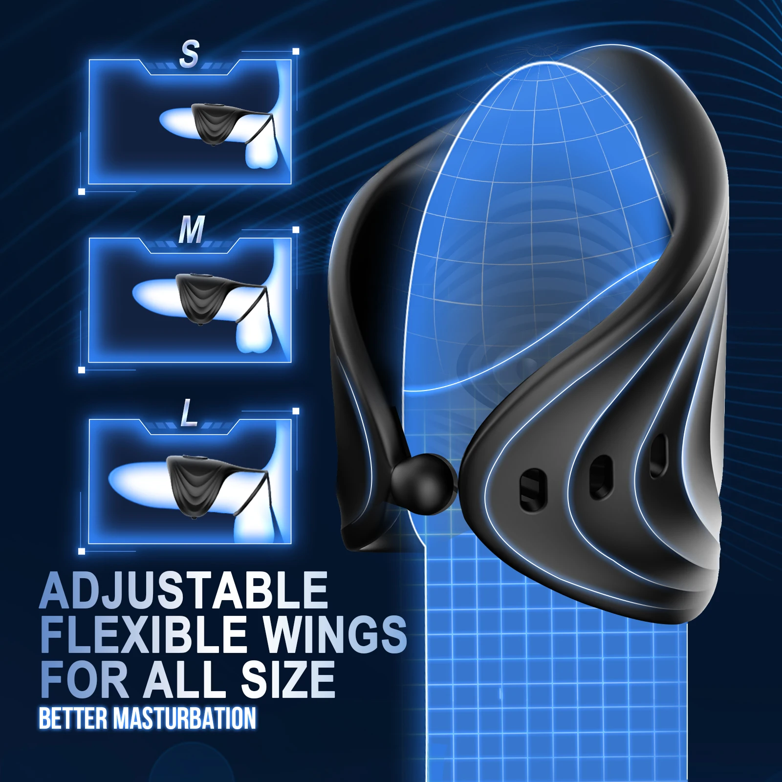 Male Masturbator Penis Training Glans Trainer Stimulator Vibrator with APP Control Delay Cock Ring Glans Trainer for Men