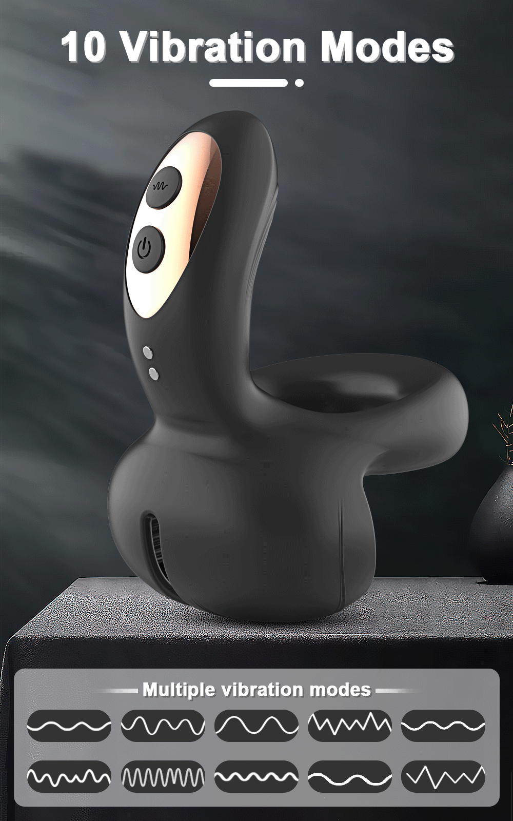 Penis Vibrator for Men Remote Control Cock Ring Ejaculation Delay Testicles Perineum Scrotum Stimulator Sex Toy for Couples Game Penis Vibrator for Men Remote Control Cock Ring Ejaculation Delay Testicles Perineum Scrotum Stimulator Sex Toy for Couples Game