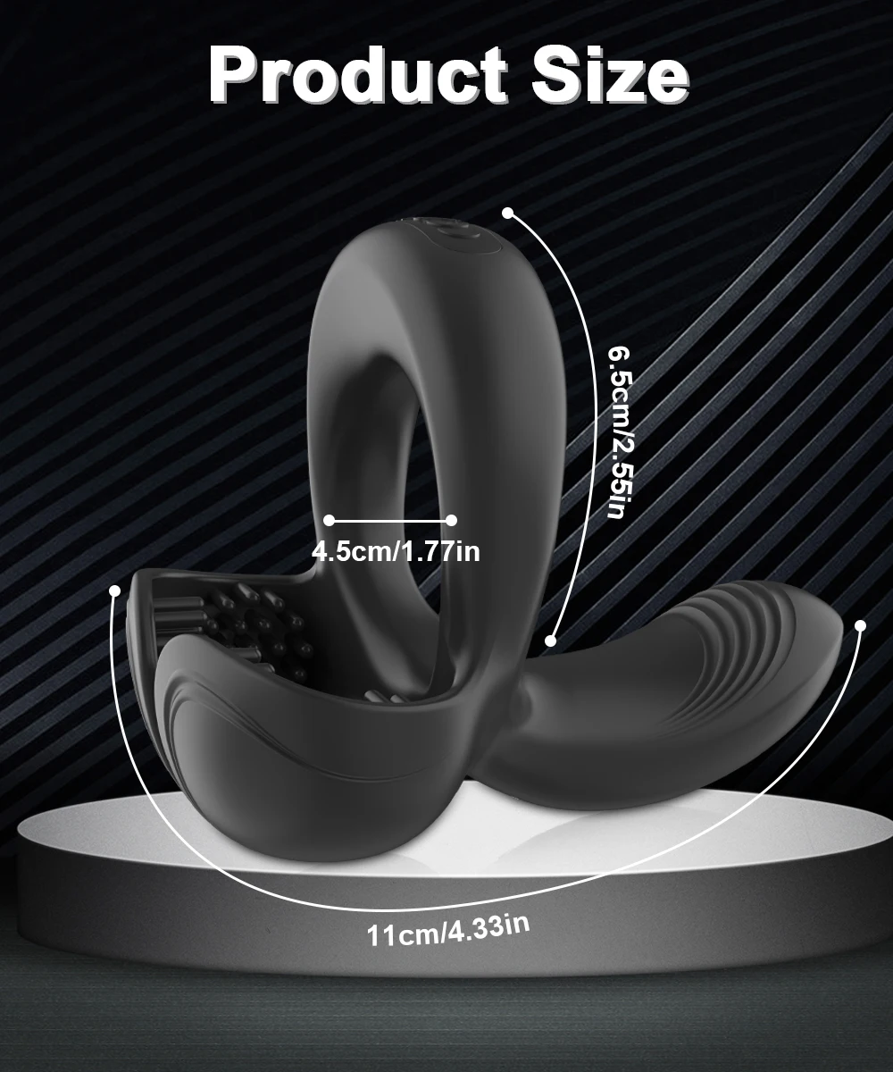Penis Vibrator for Men Remote Control Cock Ring Ejaculation Delay Testicles Perineum Scrotum Stimulator Sex Toy for Couples Game Penis Vibrator for Men Remote Control Cock Ring Ejaculation Delay Testicles Perineum Scrotum Stimulator Sex Toy for Couples Game