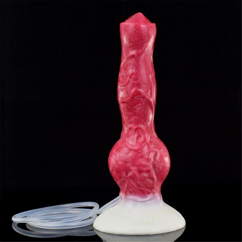 Huge Realistic Dog Knot Dildo Silicone Big Thick Bad Wolf Dildos with Suction Cup Fantasy Animal Dragon Penises Sex Toy