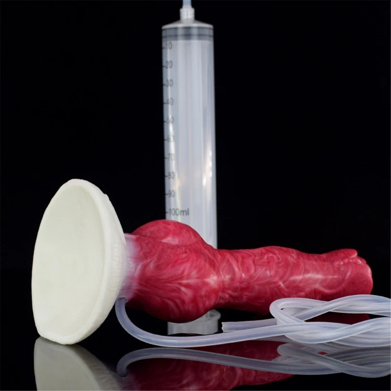 Huge Realistic Dog Knot Dildo Silicone Big Thick Bad Wolf Dildos with Suction Cup Fantasy Animal Dragon Penises Sex Toy