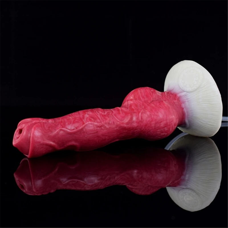 Huge Realistic Dog Knot Dildo Silicone Big Thick Bad Wolf Dildos with Suction Cup Fantasy Animal Dragon Penises Sex Toy