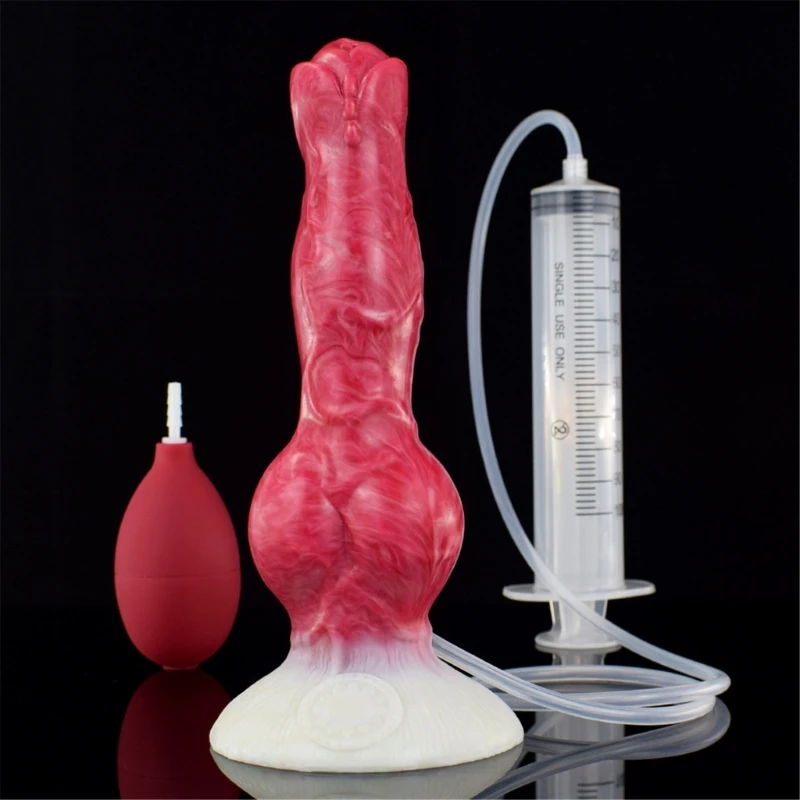 Huge Realistic Dog Knot Dildo Silicone Big Thick Bad Wolf Dildos with Suction Cup Fantasy Animal Dragon Penises Sex Toy