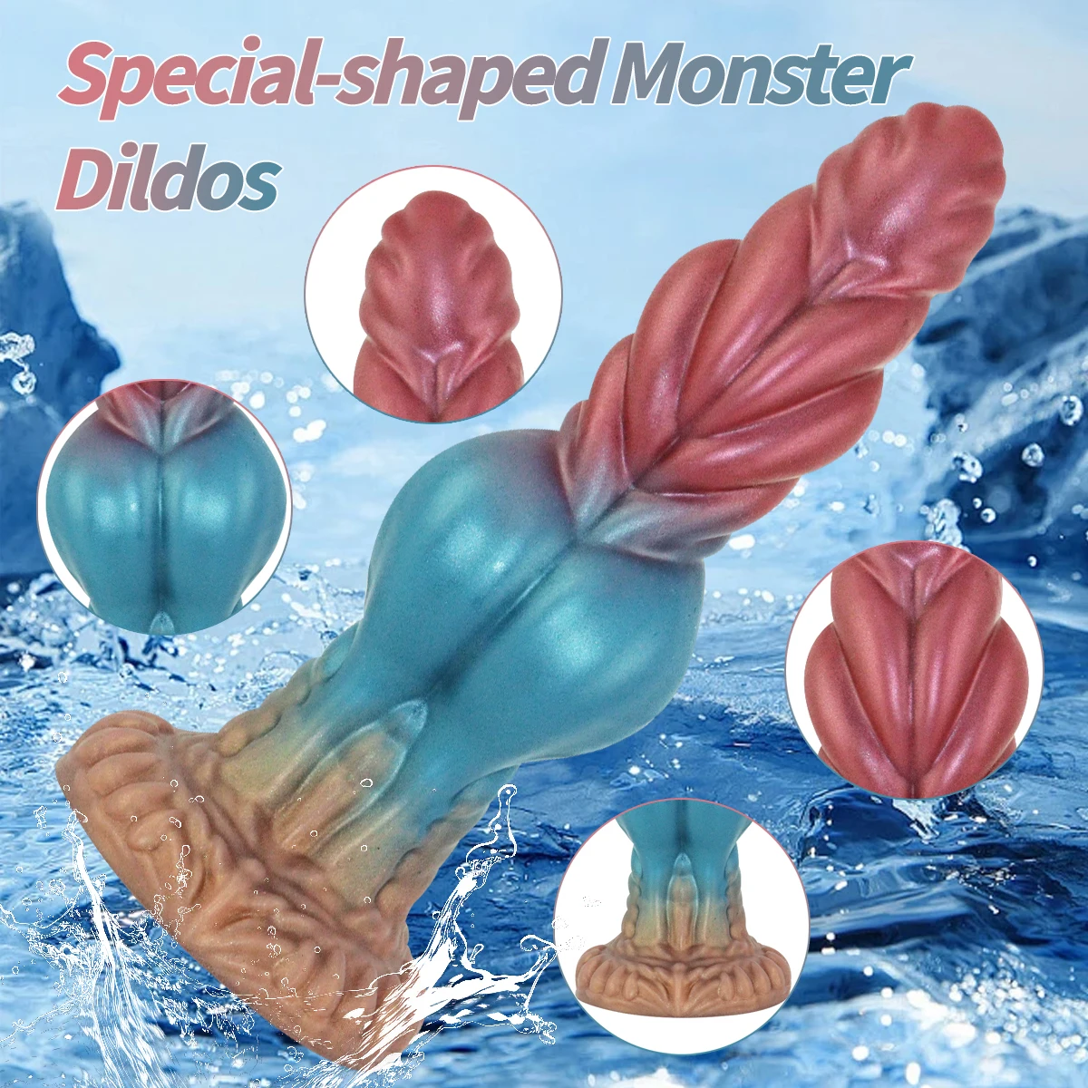 New Double Knot Dog Dildos For Women Men Big Monster Dildo Animal Phallus Alien Fantasy Dildo Anal Toys Thick Butt Plug Sex Shop