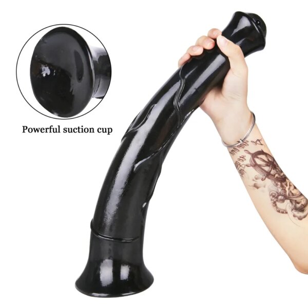16 in Huge Animal Dildo Horse Penis For Women Lesbian Gay Anal Dildos G Spot Fetish Super Long Anal Sex Toys Female Masturbators
