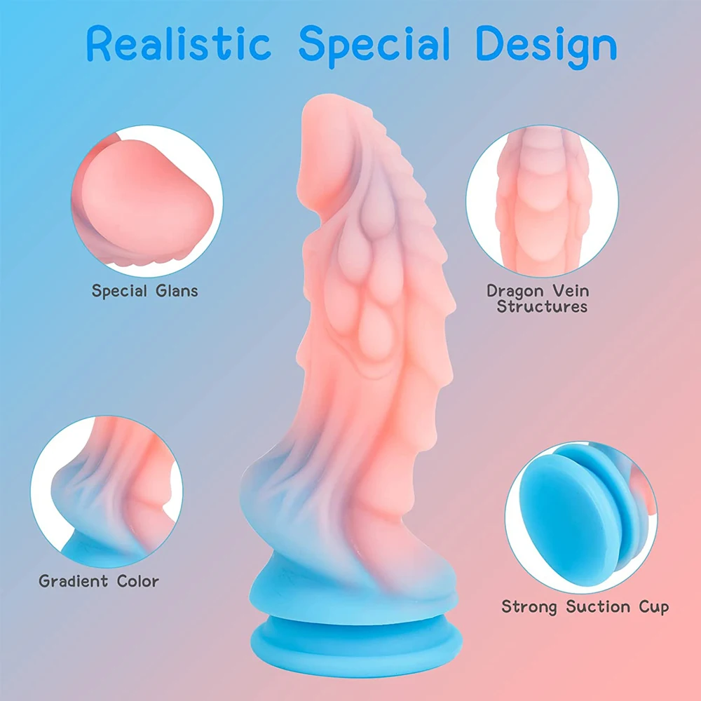 Dragon Dildo for Women Big Penis Anal Butt Plug Soft Monster Dildos Silicone Vagina Dick Prostate Massager Sex Toys for Men Gay Dragon Dildo for Women Big Penis Anal Butt Plug Soft Monster Dildos Silicone Vagina Dick Prostate Massager Sex Toys for Men Gay