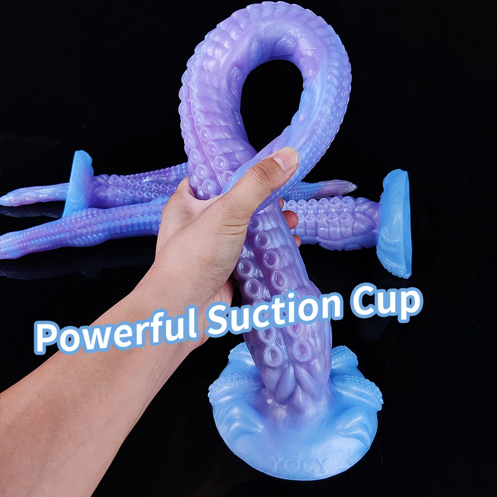 YOCY 65cm Tentacle Dildo Anal Stimulator Toy Silicone Fantasy Butt Plug Lesbian Gay Long Octopus Fake Penis Masturbator Sex Toys