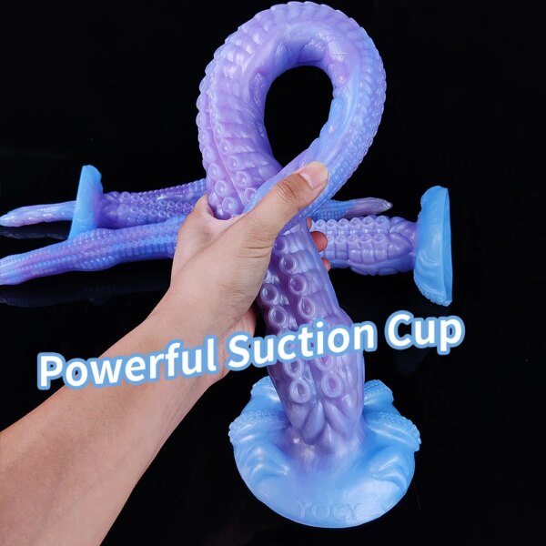 65cm Tentacle Dildo Anal Stimulator Toy Silicone Fantasy Butt Plug Lesbian Gay Long Octopus Fake Penis Masturbator Sex Toys