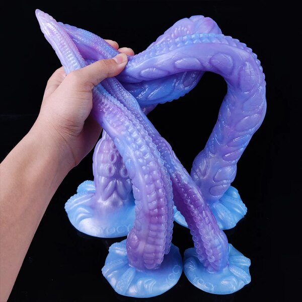 65cm Tentacle Dildo Anal Stimulator Toy Silicone Fantasy Butt Plug Lesbian Gay Long Octopus Fake Penis Masturbator Sex Toys