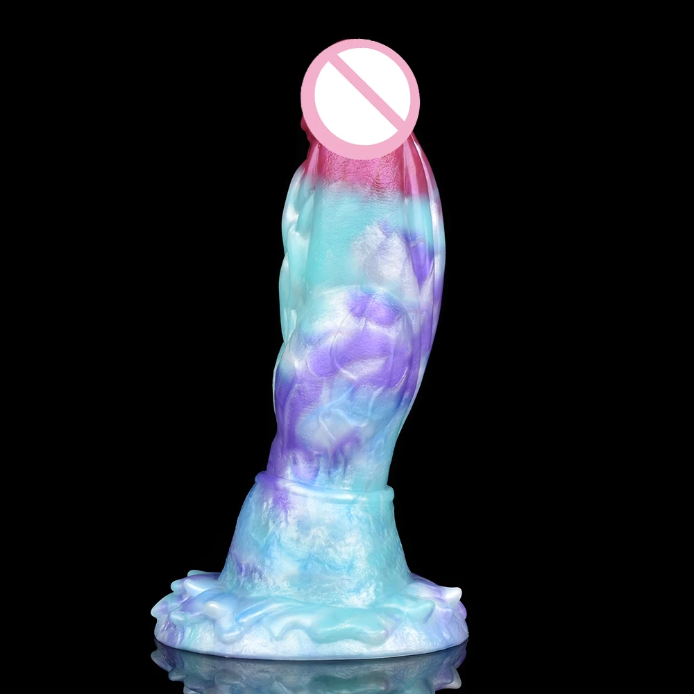 YESBUY Fantasy Dragon Dildo Monster Animal Fake Penis Anal Plug Sex Toy Male Female Anus Vaginal Massager Adult Masturbate Toys