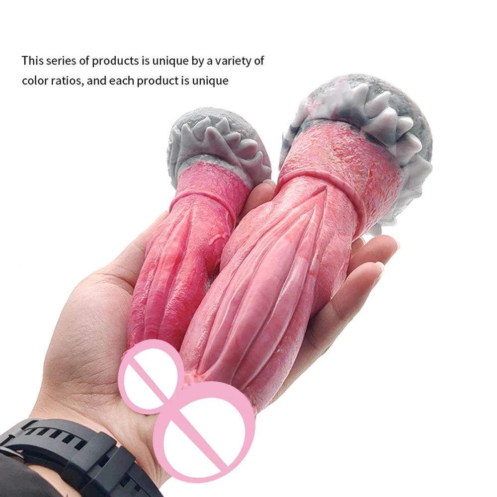 YESBUY Fantasy Dragon Dildo Monster Animal Fake Penis Anal Plug Sex Toy Male Female Anus Vaginal Massager Adult Masturbate Toys