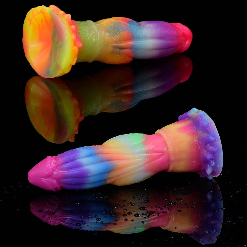 YESBUY Fantasy Dragon Dildo Monster Animal Fake Penis Anal Plug Sex Toy Male Female Anus Vaginal Massager Adult Masturbate Toys