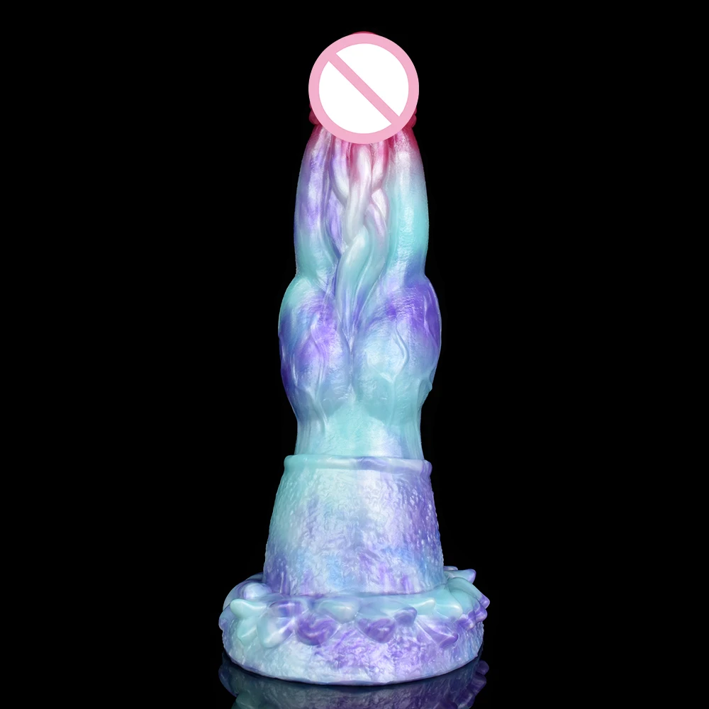 YESBUY Fantasy Dragon Dildo Monster Animal Fake Penis Anal Plug Sex Toy Male Female Anus Vaginal Massager Adult Masturbate Toys
