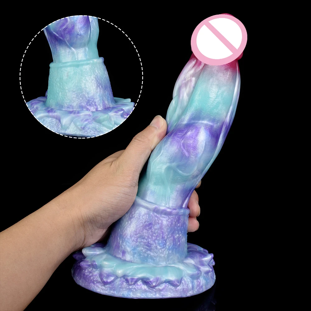 YESBUY Fantasy Dragon Dildo Monster Animal Fake Penis Anal Plug Sex Toy Male Female Anus Vaginal Massager Adult Masturbate Toys