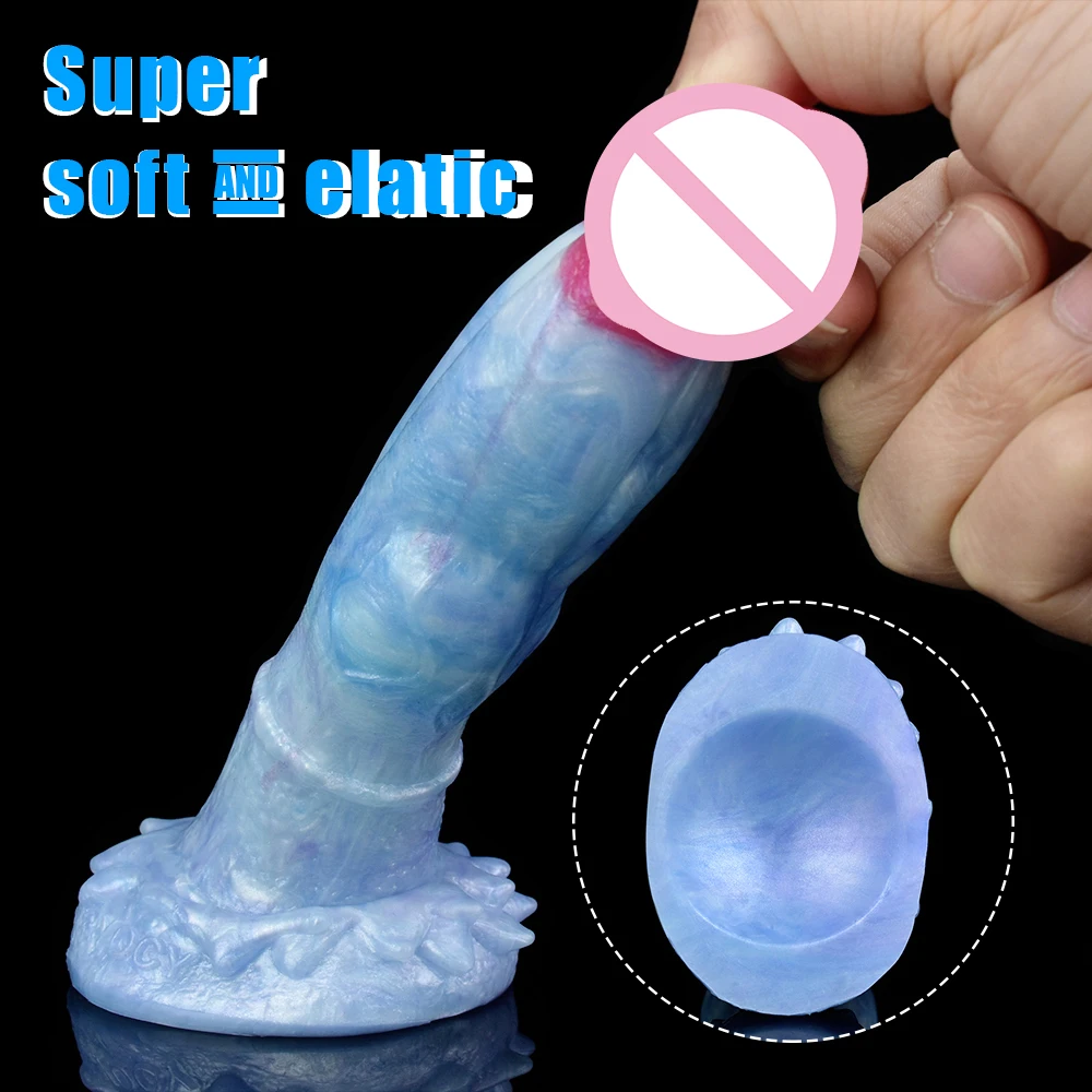 YESBUY Fantasy Dragon Dildo Monster Animal Fake Penis Anal Plug Sex Toy Male Female Anus Vaginal Massager Adult Masturbate Toys