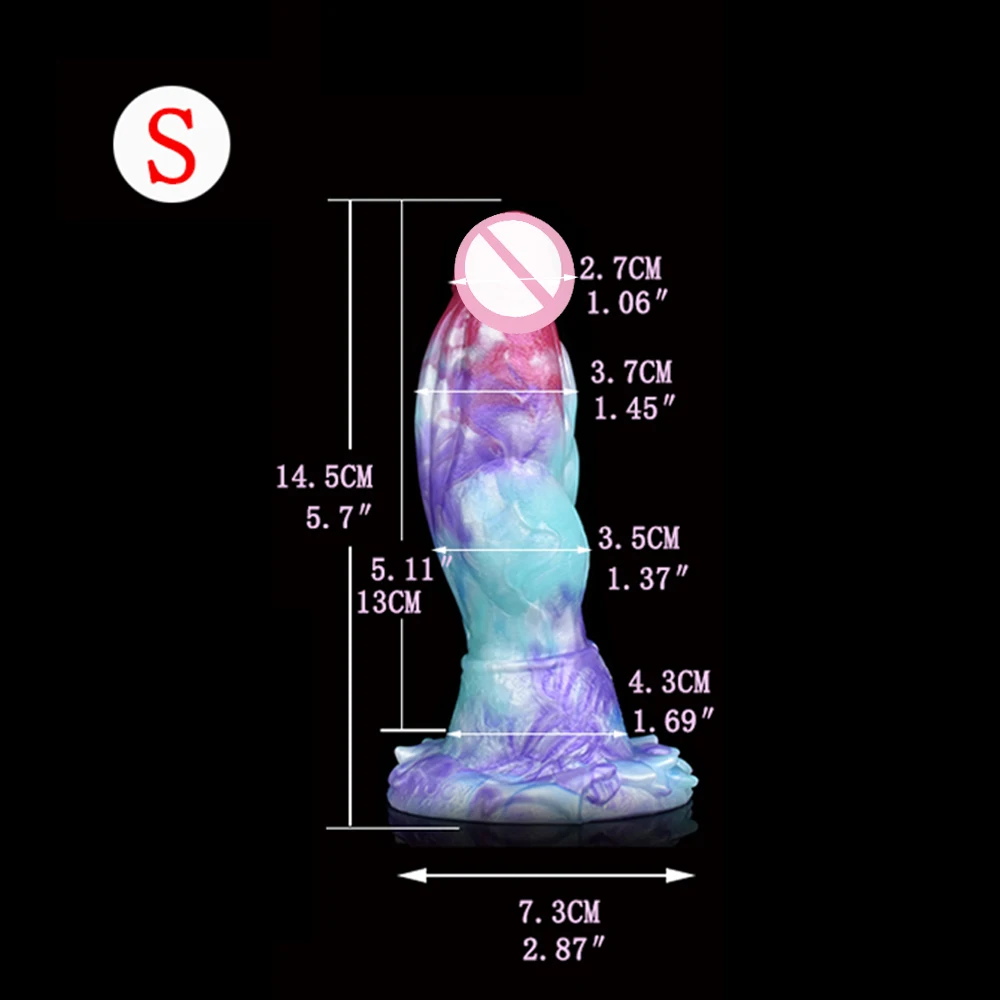 YESBUY Fantasy Dragon Dildo Monster Animal Fake Penis Anal Plug Sex Toy Male Female Anus Vaginal Massager Adult Masturbate Toys