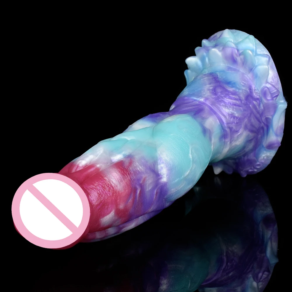 YESBUY Fantasy Dragon Dildo Monster Animal Fake Penis Anal Plug Sex Toy Male Female Anus Vaginal Massager Adult Masturbate Toys