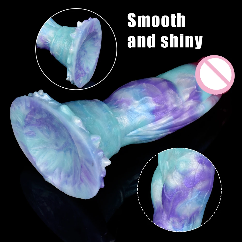 YESBUY Fantasy Dragon Dildo Monster Animal Fake Penis Anal Plug Sex Toy Male Female Anus Vaginal Massager Adult Masturbate Toys