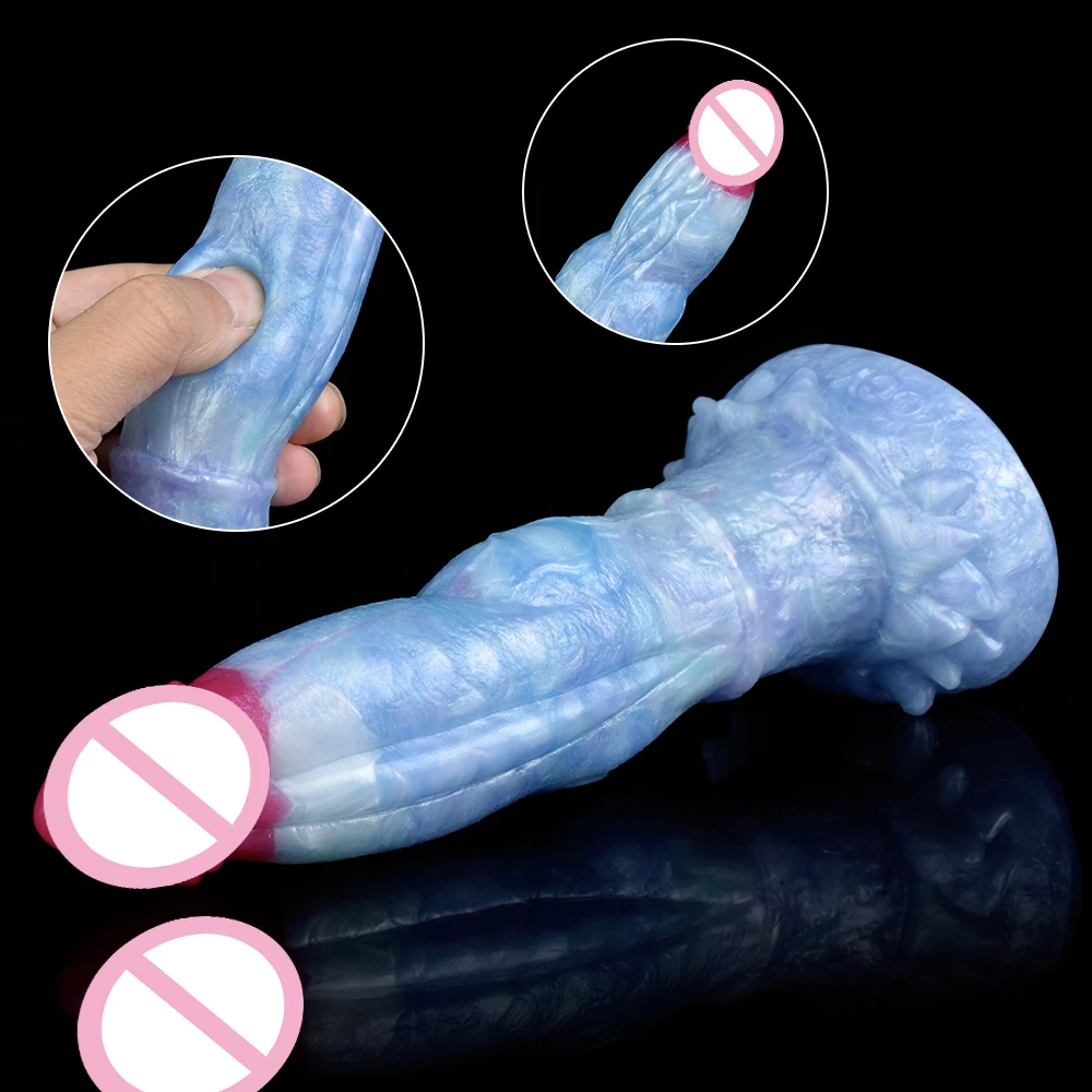 YESBUY Fantasy Dragon Dildo Monster Animal Fake Penis Anal Plug Sex Toy Male Female Anus Vaginal Massager Adult Masturbate Toys