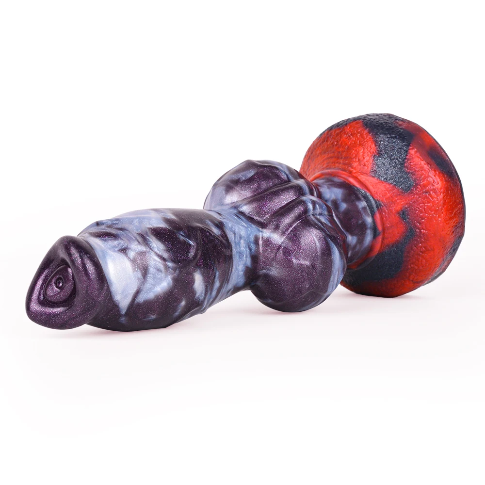 FAAK Fantasy Dog large Knot Dildo With Sucker Silicone Animal Penis Anal Plug Sex Toys For Women Men Female Masturbator Big Dong