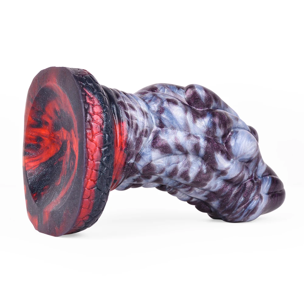 FAAK Fantasy Dog large Knot Dildo With Sucker Silicone Animal Penis Anal Plug Sex Toys For Women Men Female Masturbator Big Dong