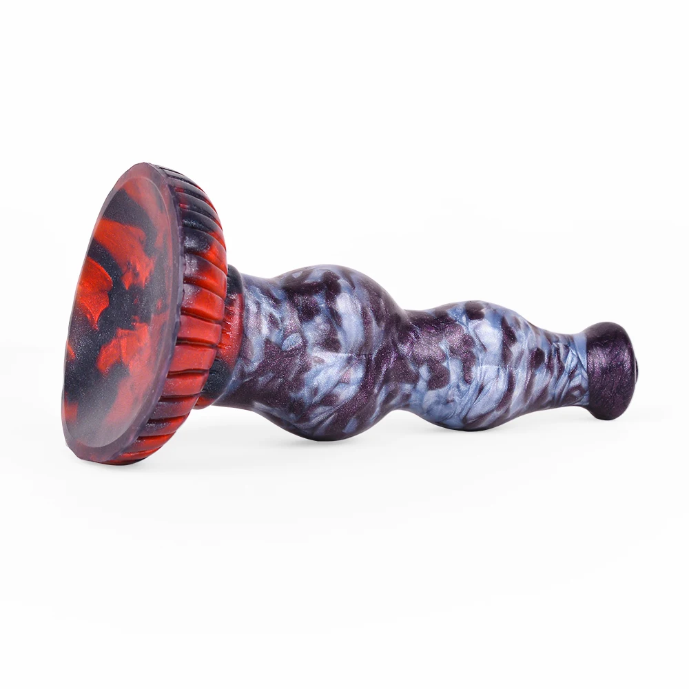 FAAK Fantasy Dog large Knot Dildo With Sucker Silicone Animal Penis Anal Plug Sex Toys For Women Men Female Masturbator Big Dong