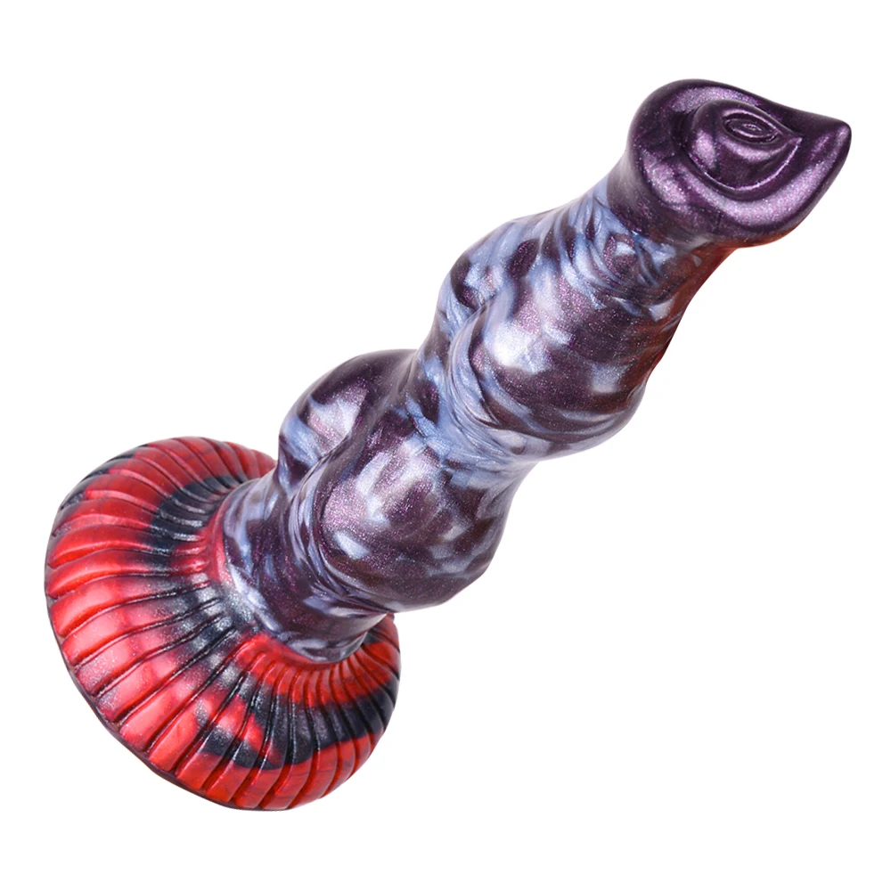 FAAK Fantasy Dog large Knot Dildo With Sucker Silicone Animal Penis Anal Plug Sex Toys For Women Men Female Masturbator Big Dong