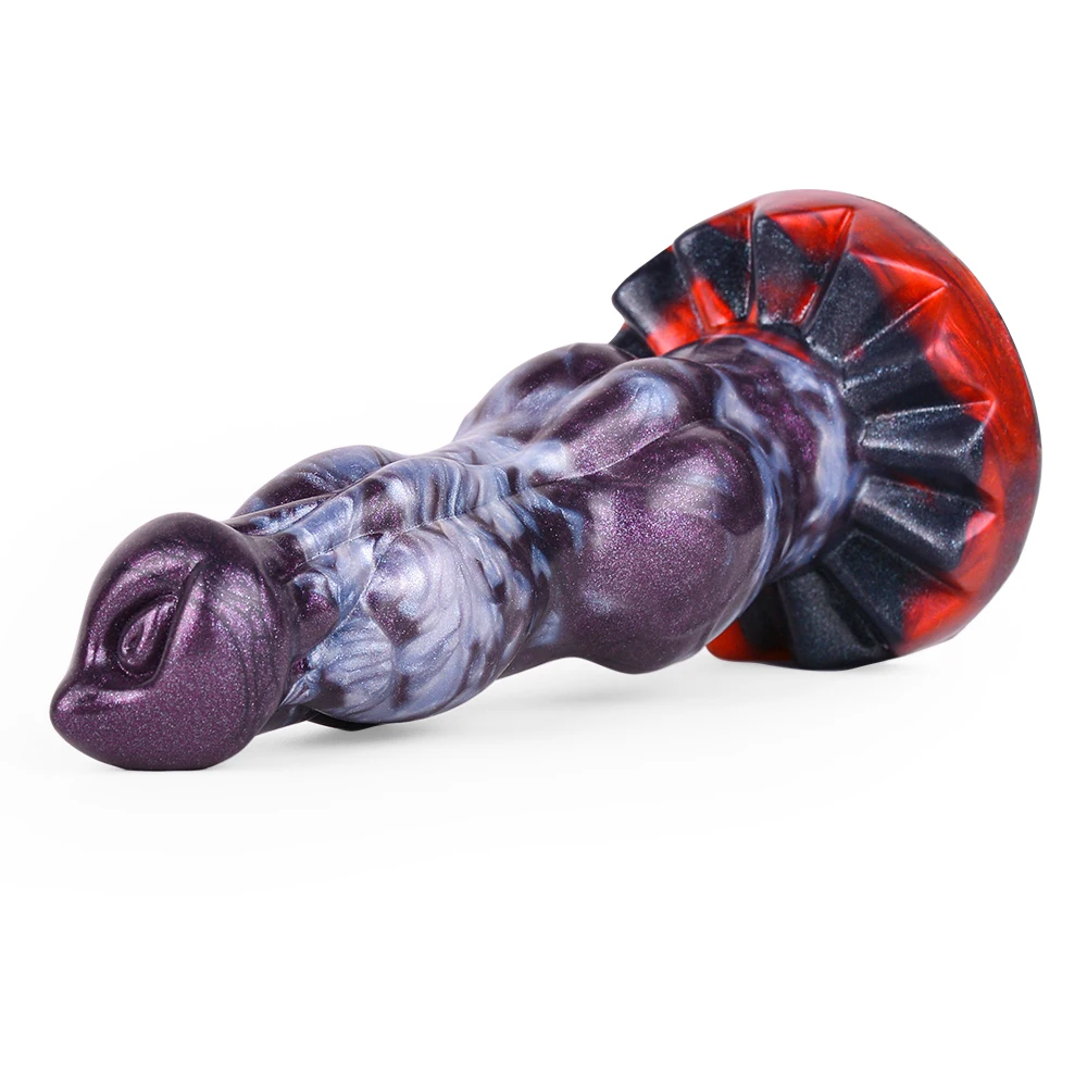 FAAK Fantasy Dog large Knot Dildo With Sucker Silicone Animal Penis Anal Plug Sex Toys For Women Men Female Masturbator Big Dong