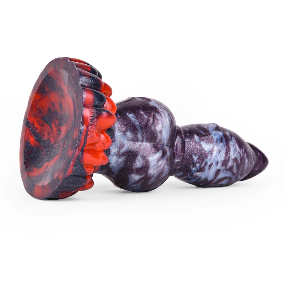 FAAK Fantasy Dog large Knot Dildo With Sucker Silicone Animal Penis Anal Plug Sex Toys For Women Men Female Masturbator Big Dong