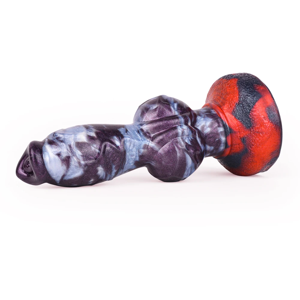 FAAK Fantasy Dog large Knot Dildo With Sucker Silicone Animal Penis Anal Plug Sex Toys For Women Men Female Masturbator Big Dong