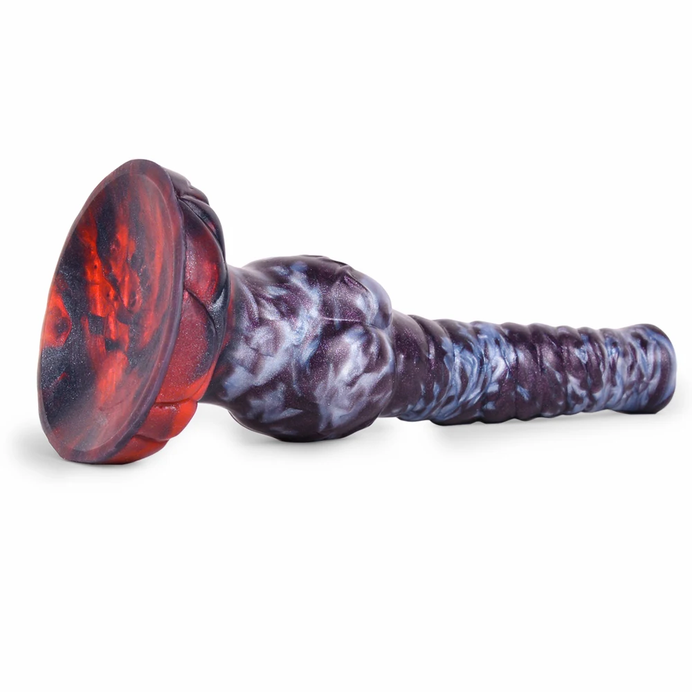 FAAK Fantasy Dog large Knot Dildo With Sucker Silicone Animal Penis Anal Plug Sex Toys For Women Men Female Masturbator Big Dong