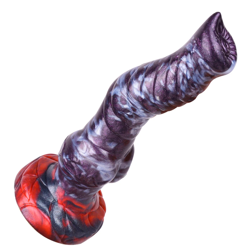 FAAK Fantasy Dog large Knot Dildo With Sucker Silicone Animal Penis Anal Plug Sex Toys For Women Men Female Masturbator Big Dong