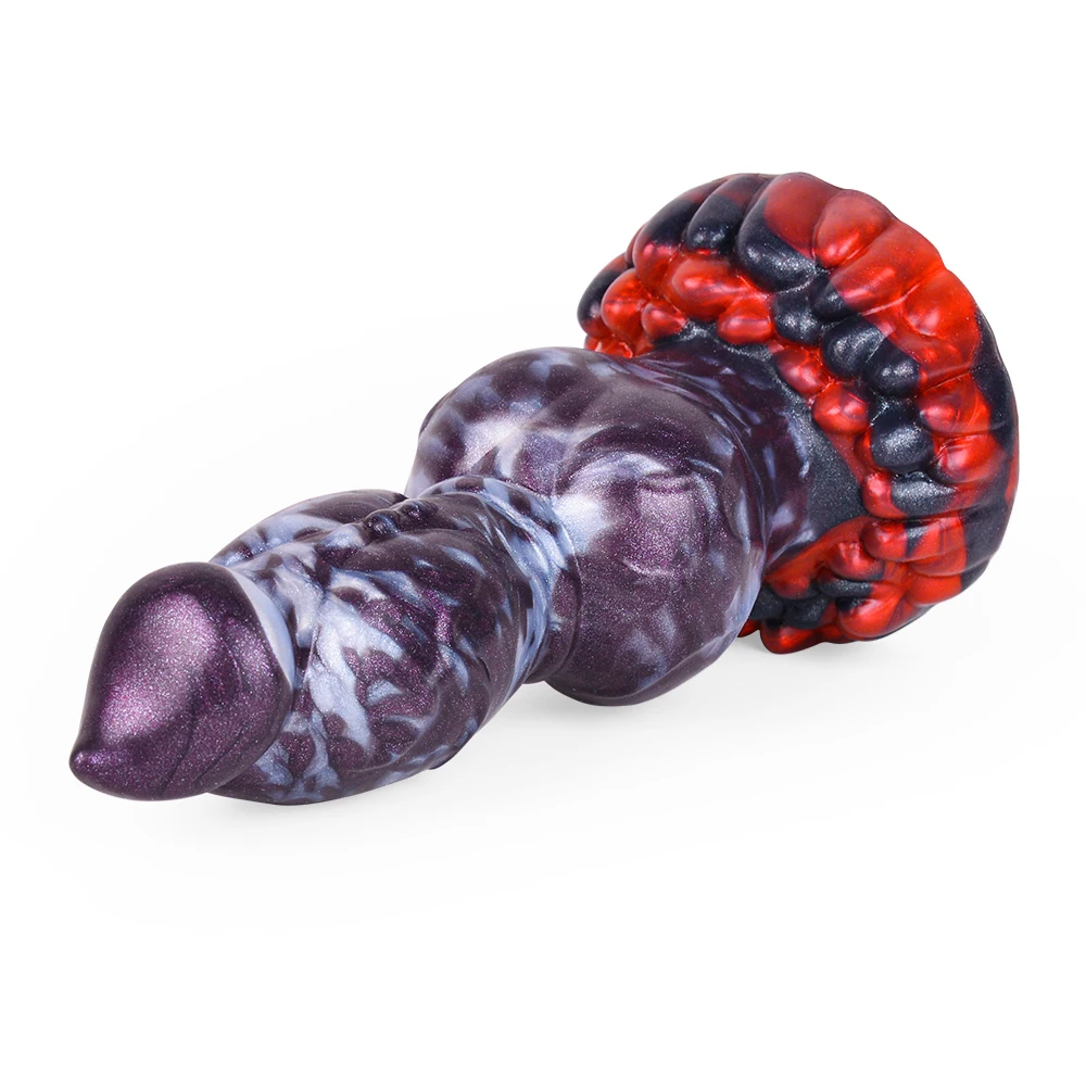 FAAK Fantasy Dog large Knot Dildo With Sucker Silicone Animal Penis Anal Plug Sex Toys For Women Men Female Masturbator Big Dong