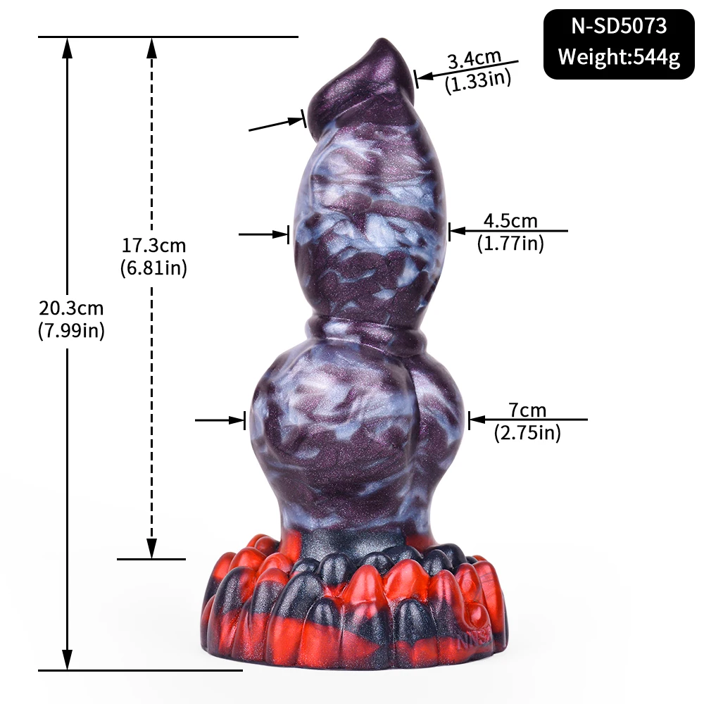 FAAK Fantasy Dog large Knot Dildo With Sucker Silicone Animal Penis Anal Plug Sex Toys For Women Men Female Masturbator Big Dong