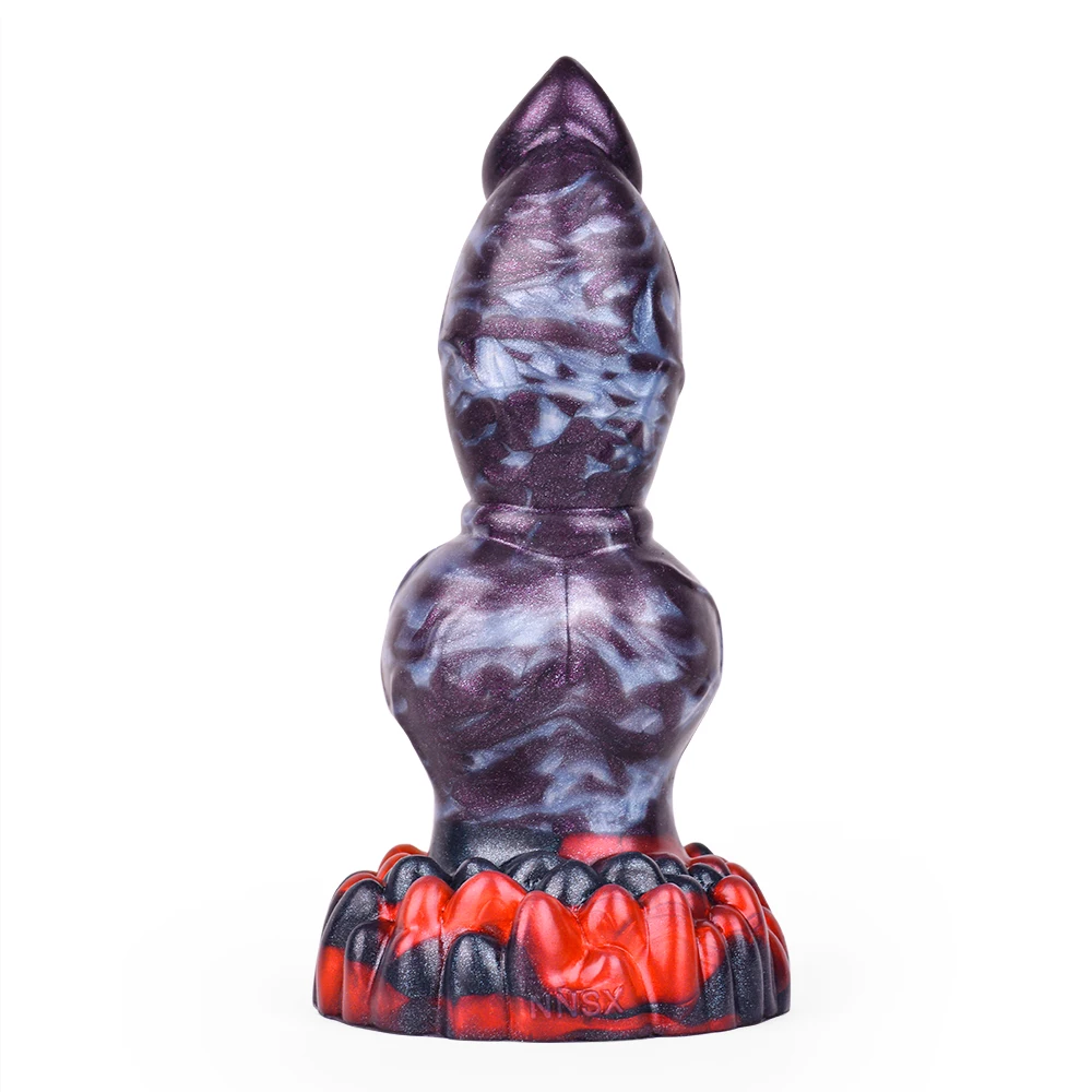 FAAK Fantasy Dog large Knot Dildo With Sucker Silicone Animal Penis Anal Plug Sex Toys For Women Men Female Masturbator Big Dong