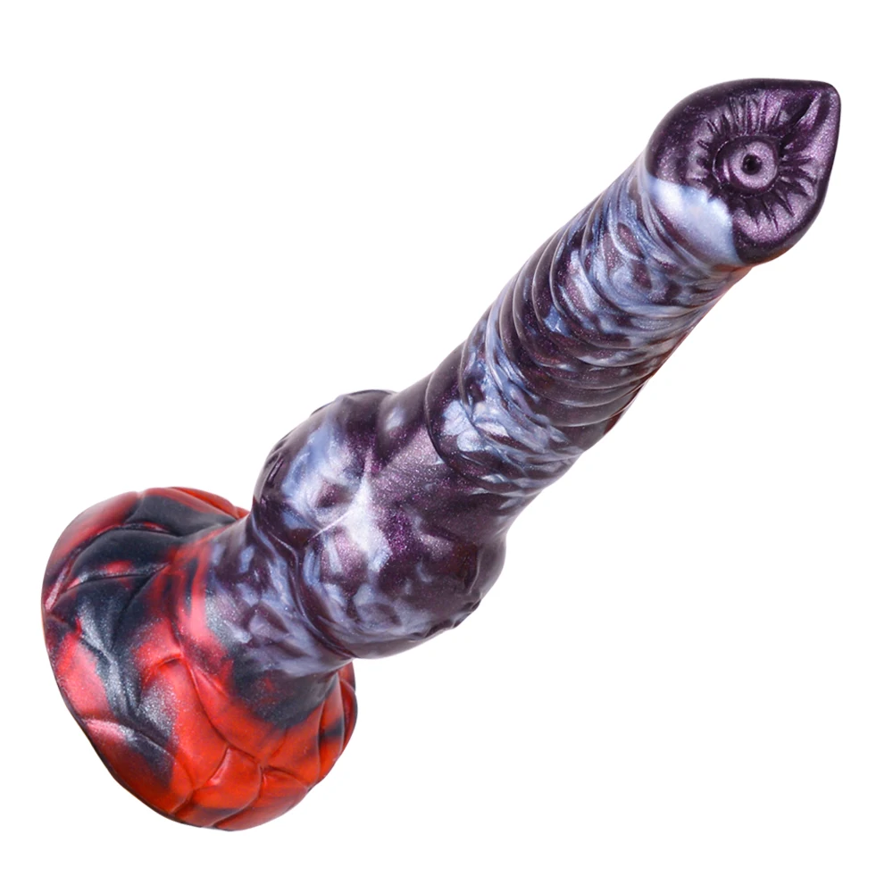 FAAK Fantasy Dog large Knot Dildo With Sucker Silicone Animal Penis Anal Plug Sex Toys For Women Men Female Masturbator Big Dong