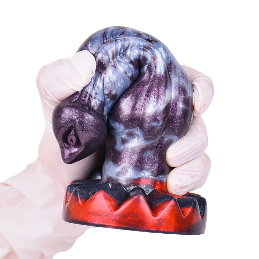FAAK Fantasy Dog large Knot Dildo With Sucker Silicone Animal Penis Anal Plug Sex Toys For Women Men Female Masturbator Big Dong
