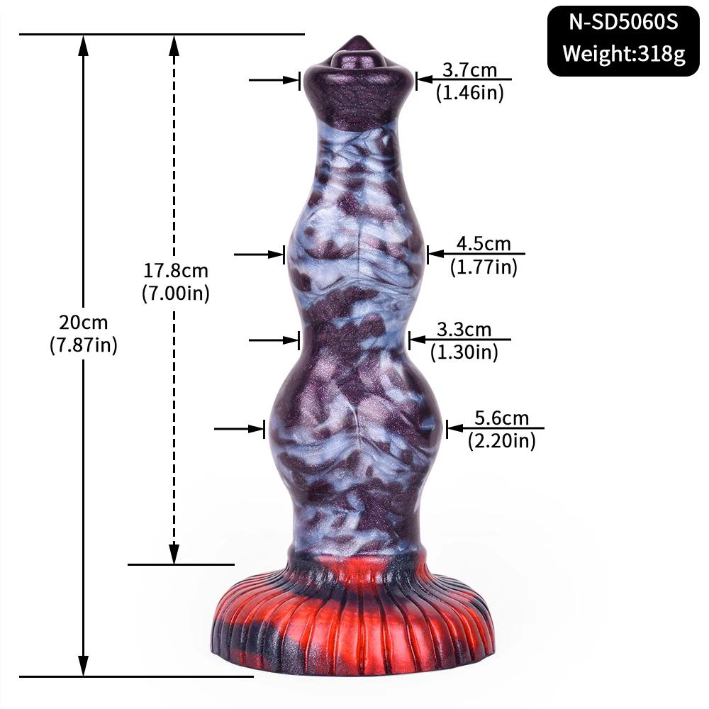 FAAK Fantasy Dog large Knot Dildo With Sucker Silicone Animal Penis Anal Plug Sex Toys For Women Men Female Masturbator Big Dong