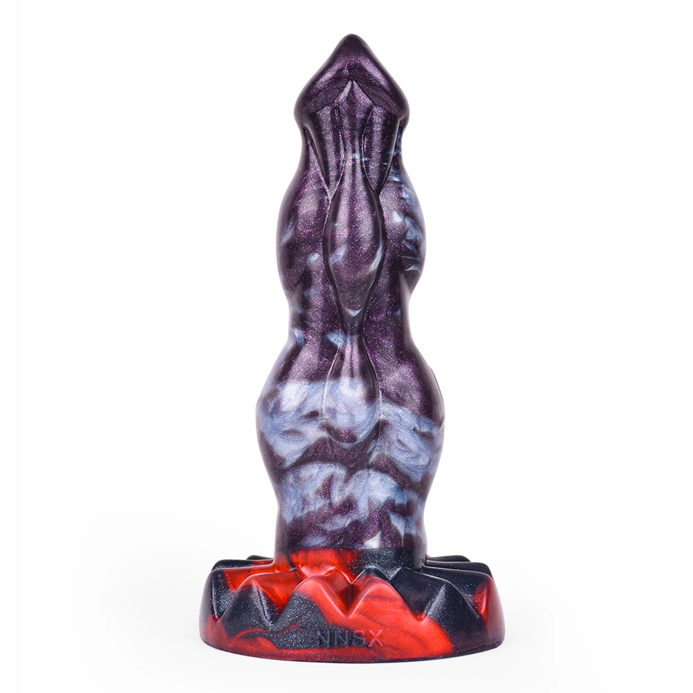 FAAK Fantasy Dog large Knot Dildo With Sucker Silicone Animal Penis Anal Plug Sex Toys For Women Men Female Masturbator Big Dong