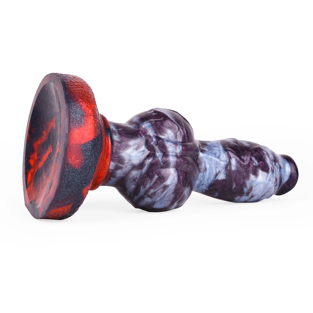 FAAK Fantasy Dog large Knot Dildo With Sucker Silicone Animal Penis Anal Plug Sex Toys For Women Men Female Masturbator Big Dong