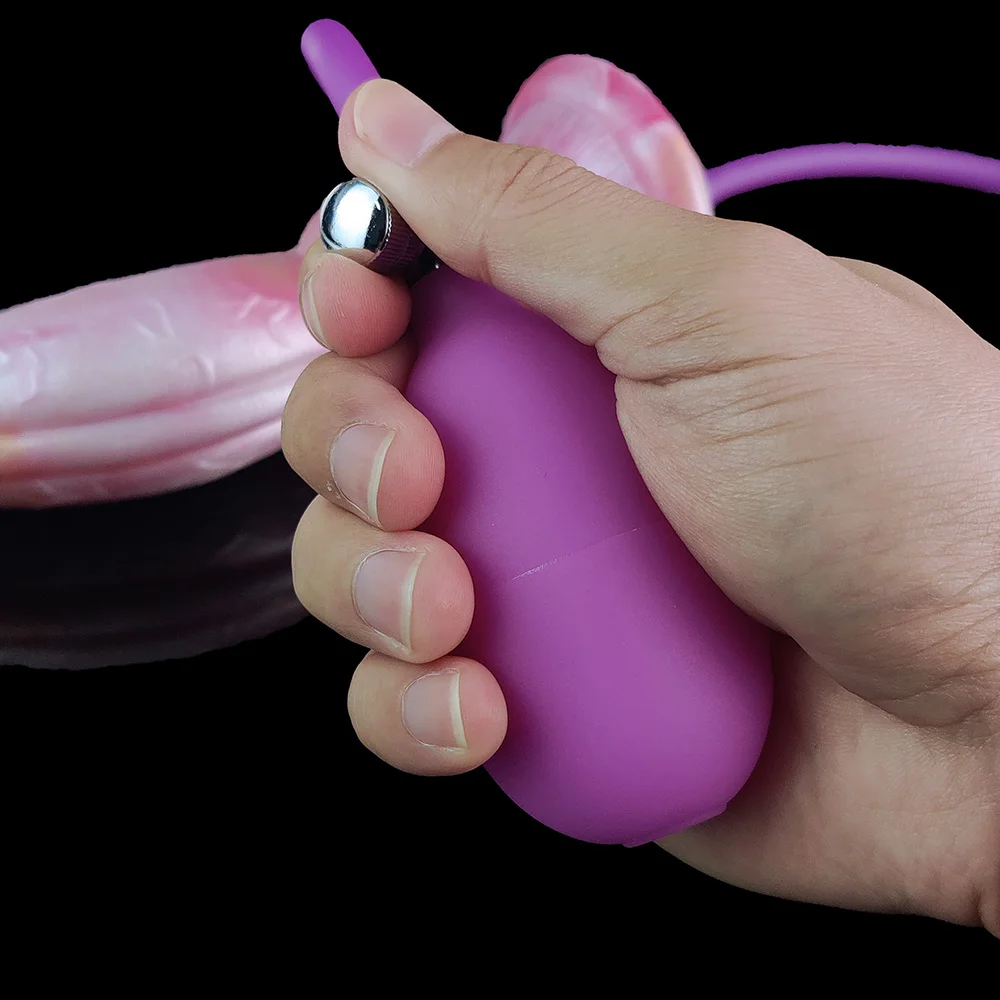 YOCY Inflatable Dildo Fantasy Dog Inflatable Anal Plug Silicone Knot Sex Toy For Women Men Dilator Prostate G-Spot Masturbator