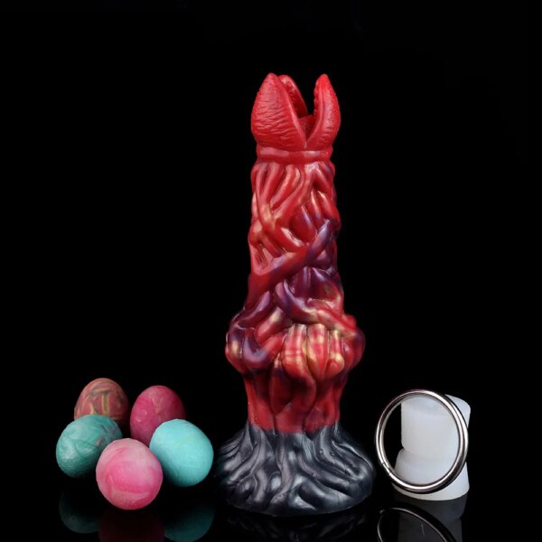 QKKQ Fantasy Ovipositors Toy Silicone Anal Plug Sex Toys Man And Woman Monster Squirting Dildo Butt Masturbate Adult Products