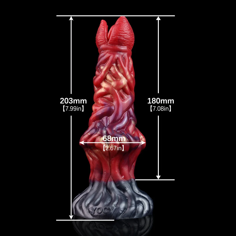 QKKQ Fantasy Ovipositors Toy Silicone Anal Plug Sex Toys Man And Woman Monster Squirting Dildo Butt Masturbate Adult Products