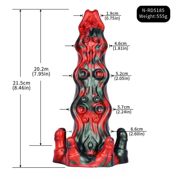 Silicone Fantasy octopus Legs Design Dildos With Sucker Colorful Penis Sex Toys For Women Clit Stimulate Long Anal Plug