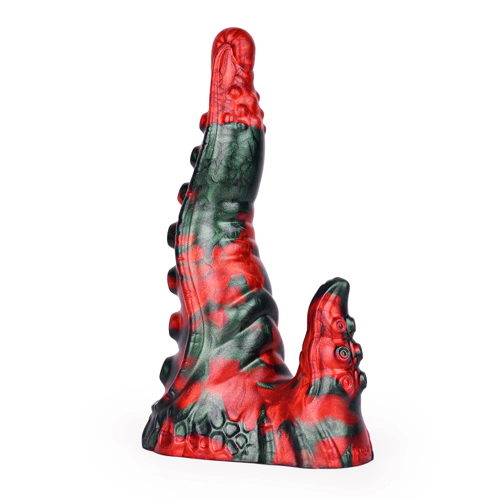 FAAK Silicone Fantasy octopus Legs Design Dildos With Sucker Colorful Penis Sex Toys For Women Clit Stimulate Long Anal Plug FAAK Silicone Fantasy octopus Legs Design Dildos With Sucker Colorful Penis Sex Toys For Women Clit Stimulate Long Anal Plug