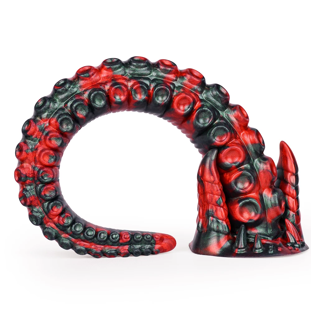 FAAK Silicone Fantasy octopus Legs Design Dildos With Sucker Colorful Penis Sex Toys For Women Clit Stimulate Long Anal Plug FAAK Silicone Fantasy octopus Legs Design Dildos With Sucker Colorful Penis Sex Toys For Women Clit Stimulate Long Anal Plug