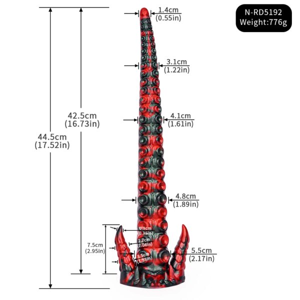 Silicone Fantasy octopus Legs Design Dildos With Sucker Colorful Penis Sex Toys For Women Clit Stimulate Long Anal Plug